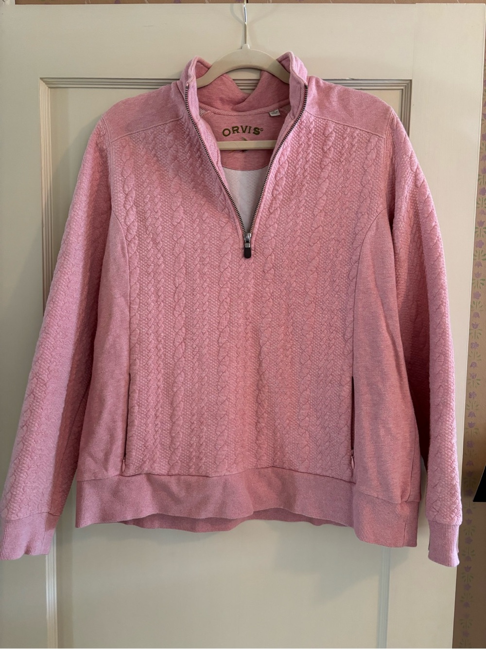 Orvis Quarter-Zip Textured Pullover